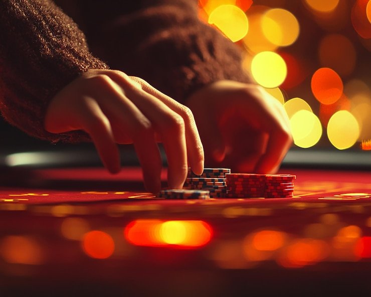 Tampilan meja Speed Roulette live dealer dengan roda roulette dan papan taruhan di platform bingkai bet